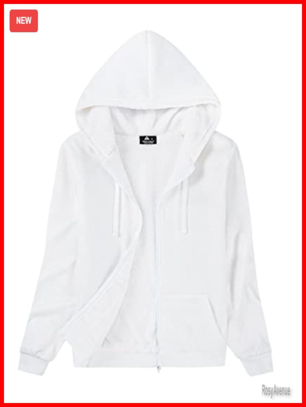 Fleece Zip-Up Hoodie Sherpa Lined Sweatshirt Winter Jacket